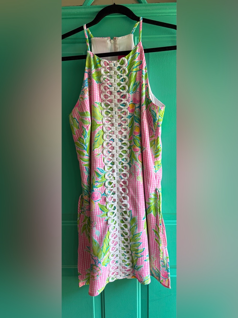 EUC Lilly Pulitzer Pearl Romper - Don’t Stop Beleafing - 8